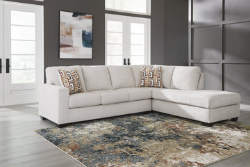 Austin Sectional with Right Chaise - Stone
