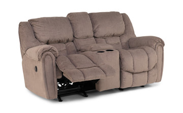 Del Mar Rocking Reclining Loveseat With Console