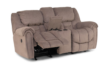 Del Mar Rocking Reclining Loveseat With Console