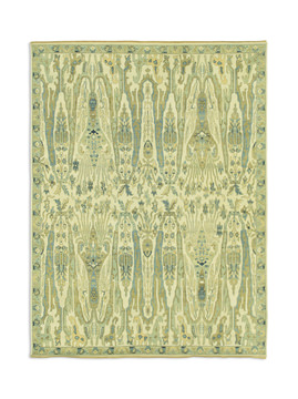 Hand Knotted Area Rug - 9′0″ X 11′11″