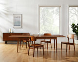 Erik Amber Bamboo Table With 4 Calvin Side Chairs thumbnail 3