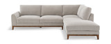 Madison Sectional With Right Chaise - Aluminum thumbnail 3