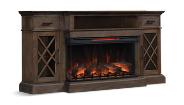 Hamilton Panoramic Electric Fireplace Console