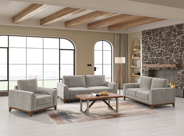 Madison Sofa - Aluminum