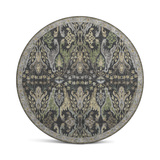 Hatay Black Area Rug - 8′0″ X 8′0″ thumbnail 1