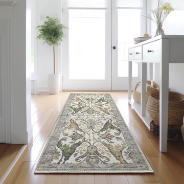 Hatay Ivory Area Rug - 2′3″ X 7′6″