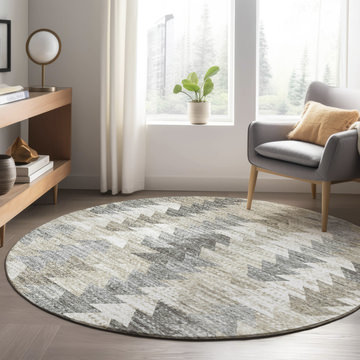 Trevi Taupe Area Rug - 8′0″ X 8′0″