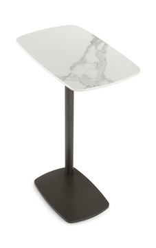 Leo Square Porcelain End Table