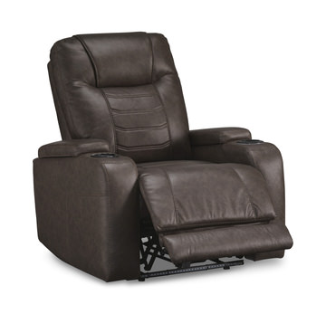 Mayville Power Recliner - Umber
