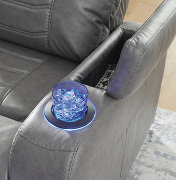 Mayville Power Recliner - Slate