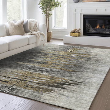 Trevi Gray Area Rug - 5′0″ X 7′6″