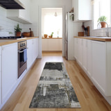 Trevi Gray Area Rug - 2′3″ X 7′6″ thumbnail 2