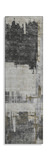 Trevi Gray Area Rug - 2′3″ X 7′6″ thumbnail 1