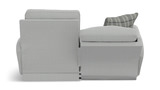 Oakley Power Reclining Loveseat - Pebble thumbnail 11