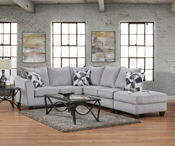 Davy Sectional - Silver