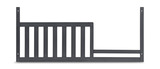 Weston Toddler Guard Rail - Midnight Slate thumbnail 1