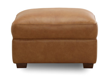 Rocco Leather Ottoman