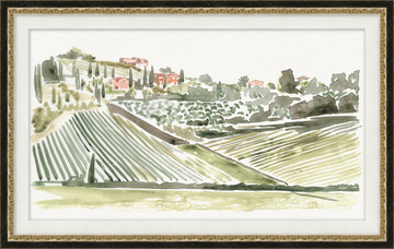 image Wine Country Impression 3 Framed Art