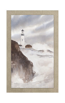image Lighthouse Mist 2 Framed Art