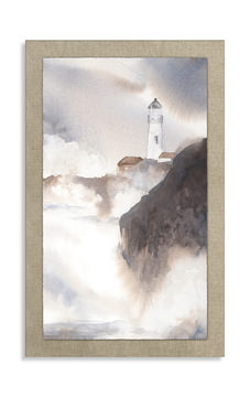 image Lighthouse Mist 1 Framed Art