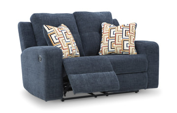 Malone Reclining Loveseat - Ink
