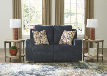 Malone Reclining Loveseat - Ink