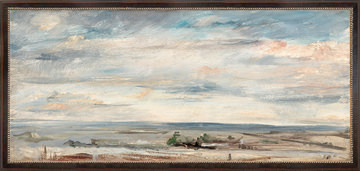 image Cloud Study With Marshlands 1821 Framed Art