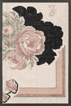 image Echantillon De Fond D’Ecran Rose Framed Art