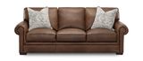 Clara Leather Sofa thumbnail 1