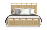Cameron Storage Bed - King thumbnail 2