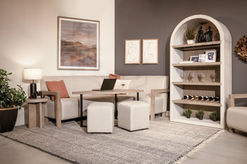 image Gibson Chat Table With Gibson Nook And 2 Gibson Rolling Stools
