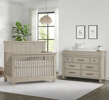 Hampton 4-In-1 Convertible Crib