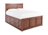 American Mission II Queen Storage Bed thumbnail 1