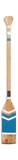 Novelty Canoe Oar - Blue Wood thumbnail 1