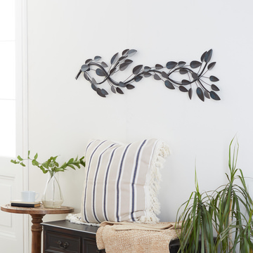 Metal Leaf Wall Art