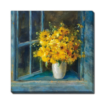 Sunny Windowsill Canvas Art