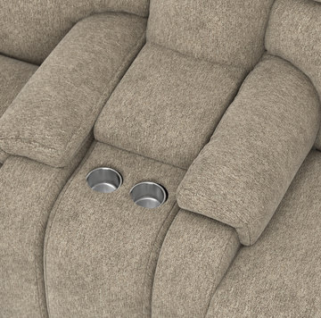 Hyde Dual Power Lift Loveseat with Console