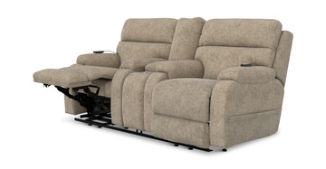 Hyde Dual Power Lift Loveseat with Console