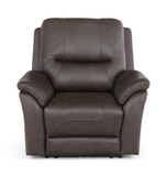 Lily Leather Power Recliner - Brown thumbnail 2