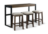 Augustus Sofa Bar Table With 3 Stools thumbnail 1