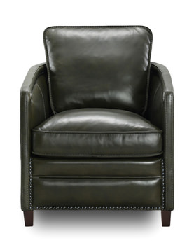 Pivot Leather Accent Chair
