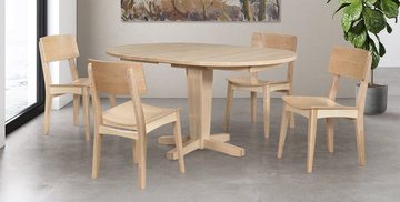 Anders Round Extension Table With 4 Chairs