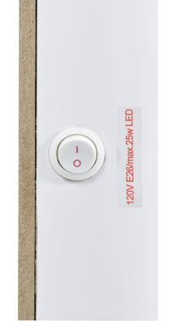 Jewel Lighted Floor Mirror