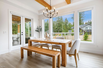 Osuna Dining Table With 4 Side Chairs And Bench