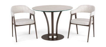 Dalia Bistro Table With Carmen Chairs