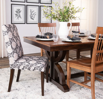 Portico Table With 4 Clayton Chairs And 2 Noah Chairs