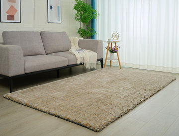 Lisbon Flaxen Shag Area Rug - 5′0″ X 8′0″