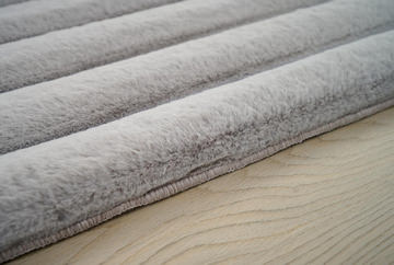 Madrid Corded Shag Silver Area Rug - 5′0″ X 7′0″