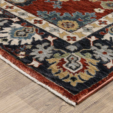 Eliana Mahal Ruby Area Rug - 7′10″ X 10′10″
