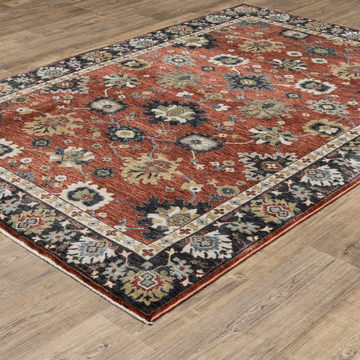 Eliana Mahal Ruby Area Rug - 9′10″ X 12′10″